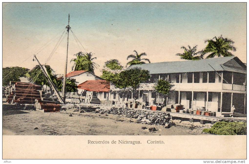 Recuerdos De Nicargua Corinto Railroad Station 1905 - Nicaragua