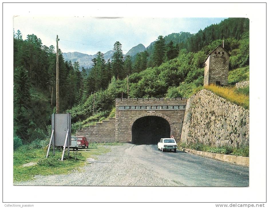 Cp, Espagne, Valle De Aran ,Viella, Boca Norte Del Tunel - Lérida