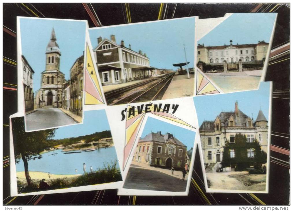 CPSM SAVENAY (Loire Atlantique) - 6 Vues - Savenay
