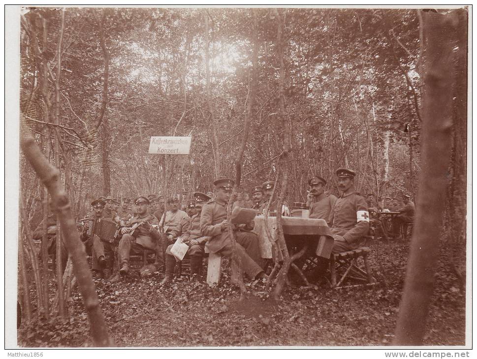 Photo HEUDICOURT-SOUS-LES-COTES (près Vigneulles-les-Hattonchât El) - Soldats Allemands Dans Les Bois (A2, Ww1, Wk1) - Vigneulles Les Hattonchatel