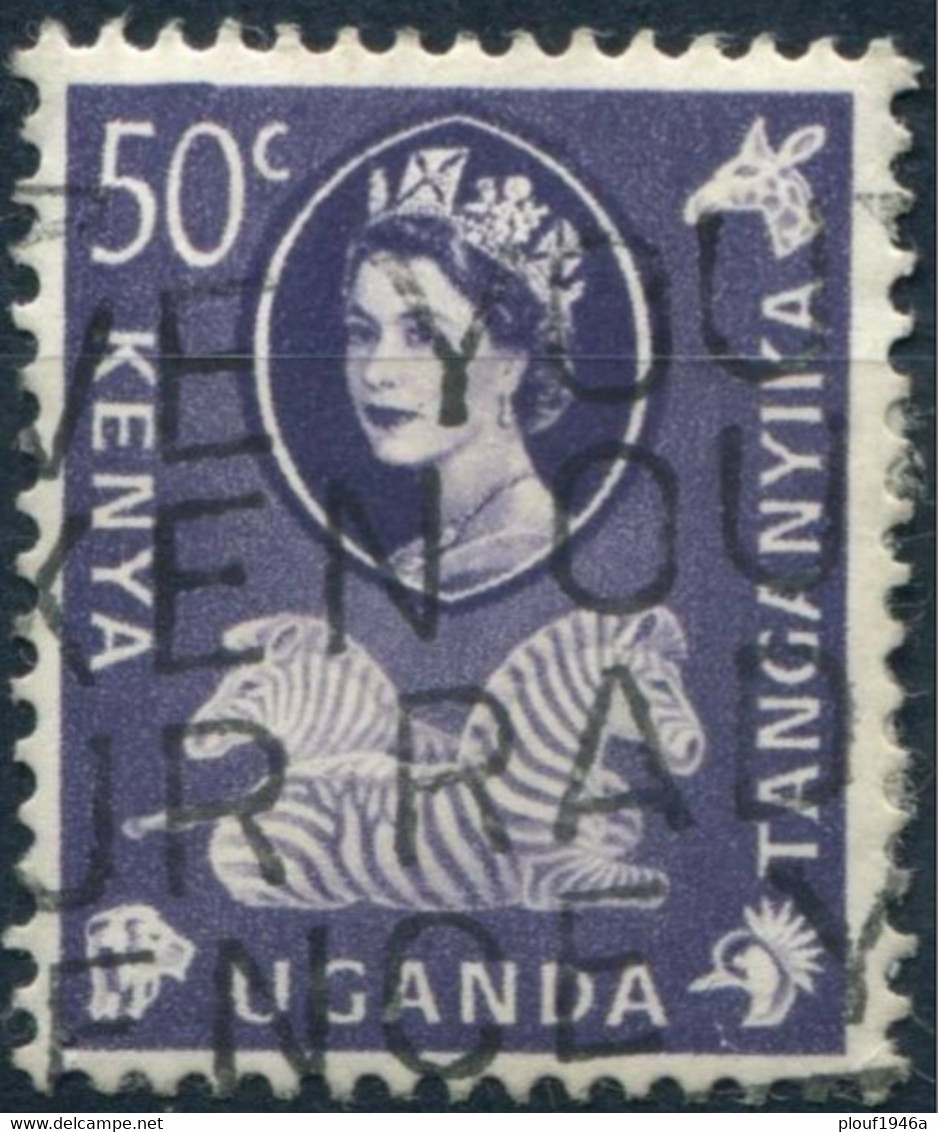 Pays : 260,1 (Kenya-Ouganda-Tanganyika)  Yvert Et Tellier N° : 112 (o) - Kenya, Ouganda & Tanganyika