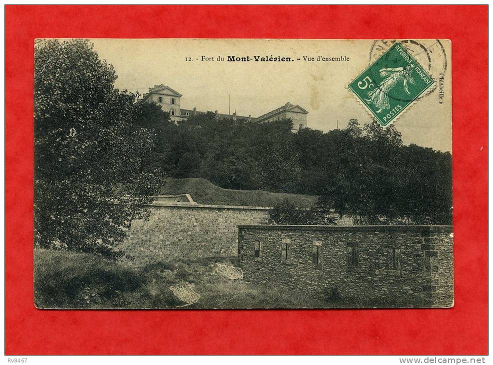 * Fort Du MONT VALERIEN-Vue D´ensemble(Carte Voyagée) - Mont Valerien