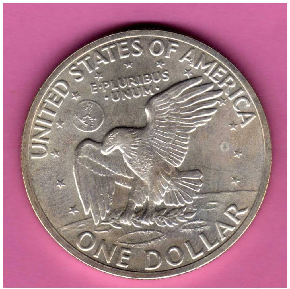 EE.UU. / USA / America / United States   ***  1 Dolar / Dollar 1971 S  ***  KM203a  Plata - Silber - Silver - 1971-1978: Eisenhower