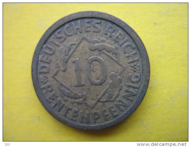 10 RENTENPFENNIG - 10 Rentenpfennig & 10 Reichspfennig