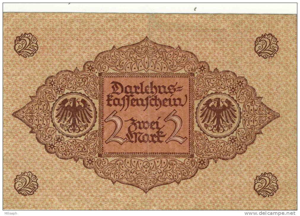 Billet De Banque Allemand - 2 Mark  De 1920           (2415) - 2 Mark