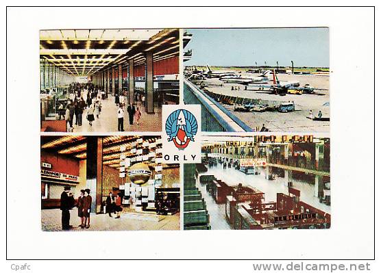 Carte 1965 MULTIVUES AEROPORT DE PARIS ORLY - Aéroports De Paris