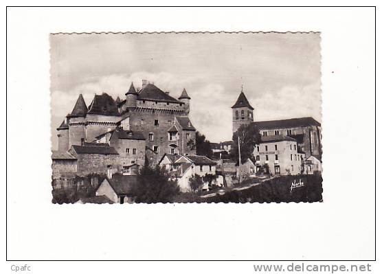 Carte 1950 LACAPELLE MARIVAL / CHATEAU HISTORIQUE - EGLISE (hôtel De Paris) - Lacapelle Marival