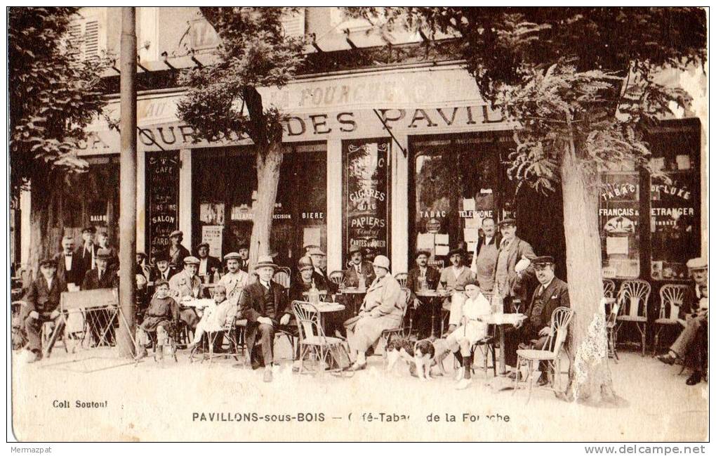 PAVILLONS-SOUS-BOIS (Seine-Saint-Denis 93) - Café-Tabac De La Fourche. - Les Pavillons Sous Bois