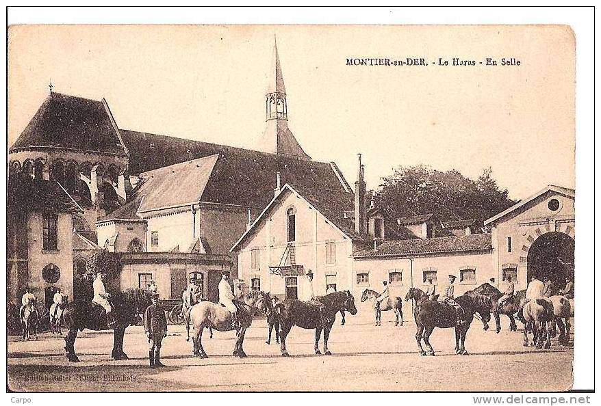 MONTIER-en-DER. - Le Haras - En Selle. (Cheval) - Montier-en-Der