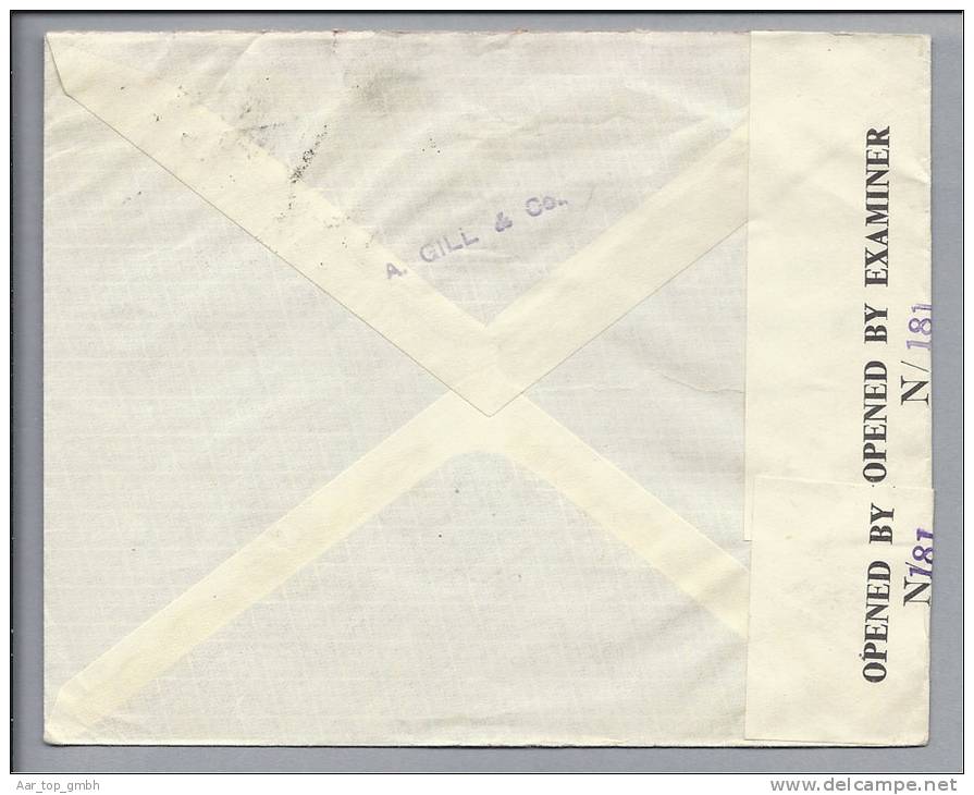 UGANDA Kenya Tanganyika 1945-07-28 Zensurbrief Air Mail Nach Bern CH - Kenya, Uganda & Tanganyika