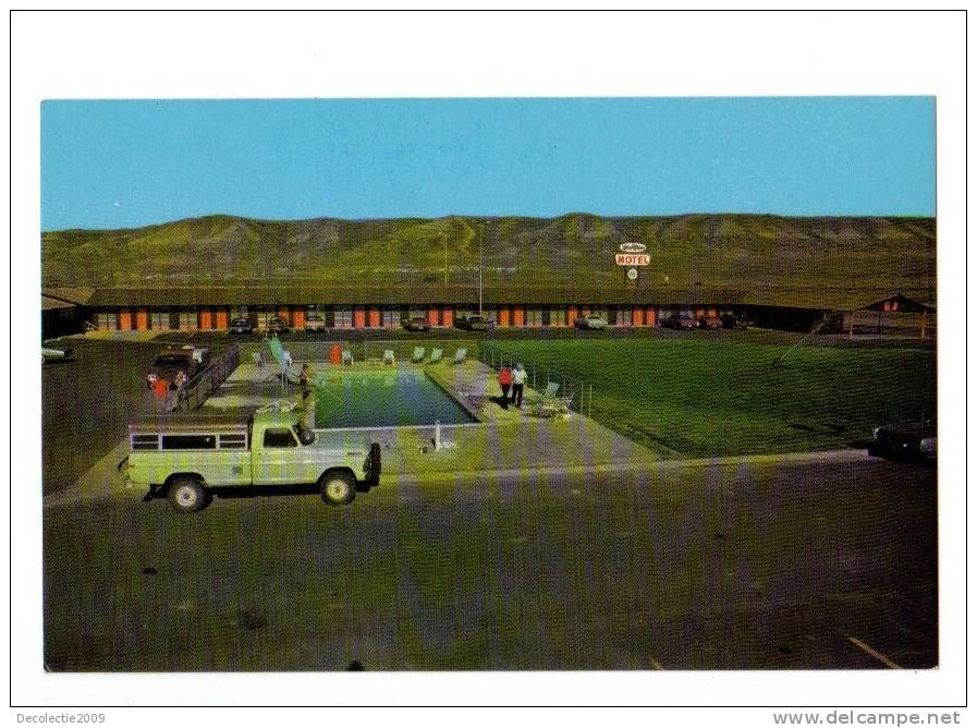 B66704 The Westwinds Motel Rock Springs Wyoming  Car Voiture  Used Perefct   Shape Back Scan At Request - Rock Springs