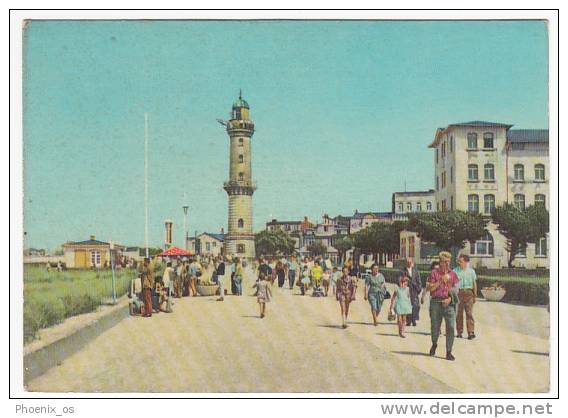 GERMANY - DDR - Rostock, Lighthouse - Rostock