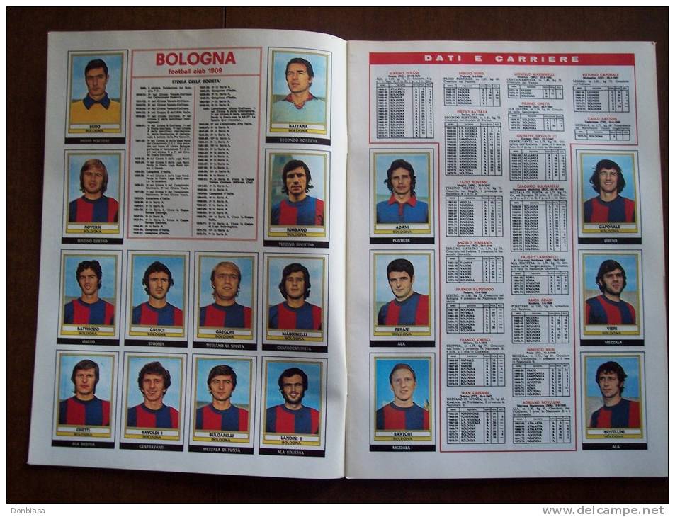 Album Panini Campionato Calcio 1973-74. RISTAMPA De L´Unità, Completa Di Immagini Delle Figurine. Cagliari, Genoa Foggia - Boeken