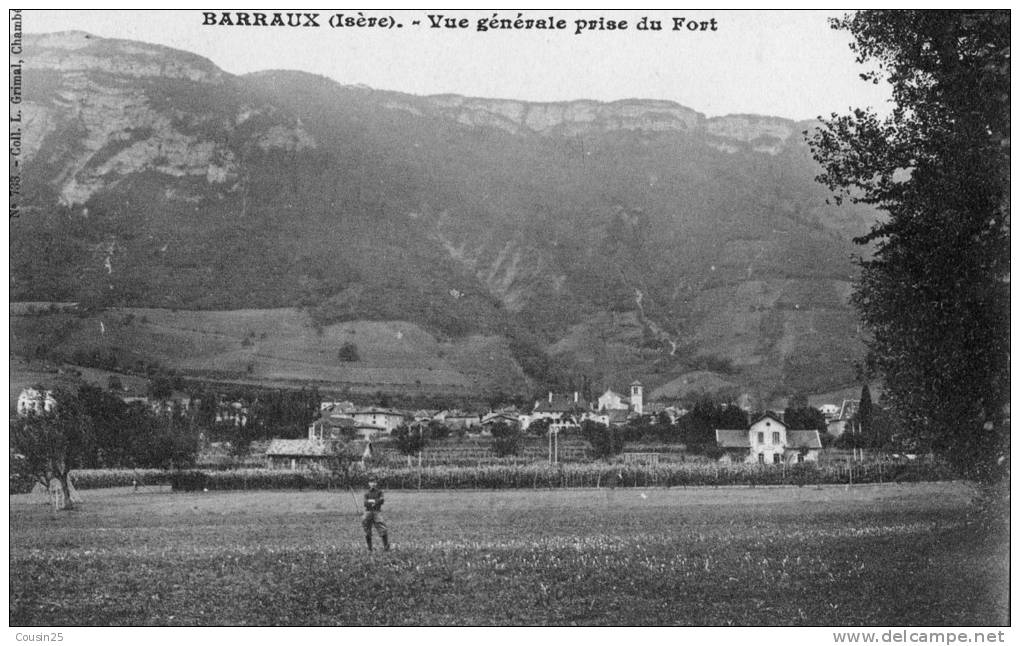 38 BARRAUX - Vue Générale Prise Du Fort - Barraux