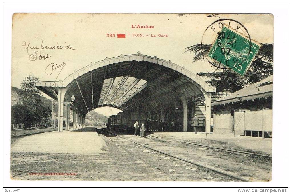 FOIX (09) - LA GARE - Foix