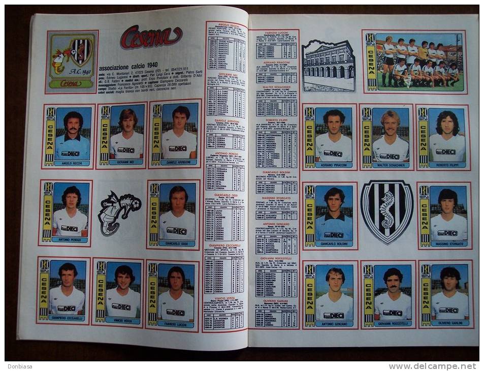 Album Panini Campionato Calcio 1981-82. RISTAMPA De L´Unità, Completa Di Immagini Delle Figurine. Avellino Cesena Como - Livres