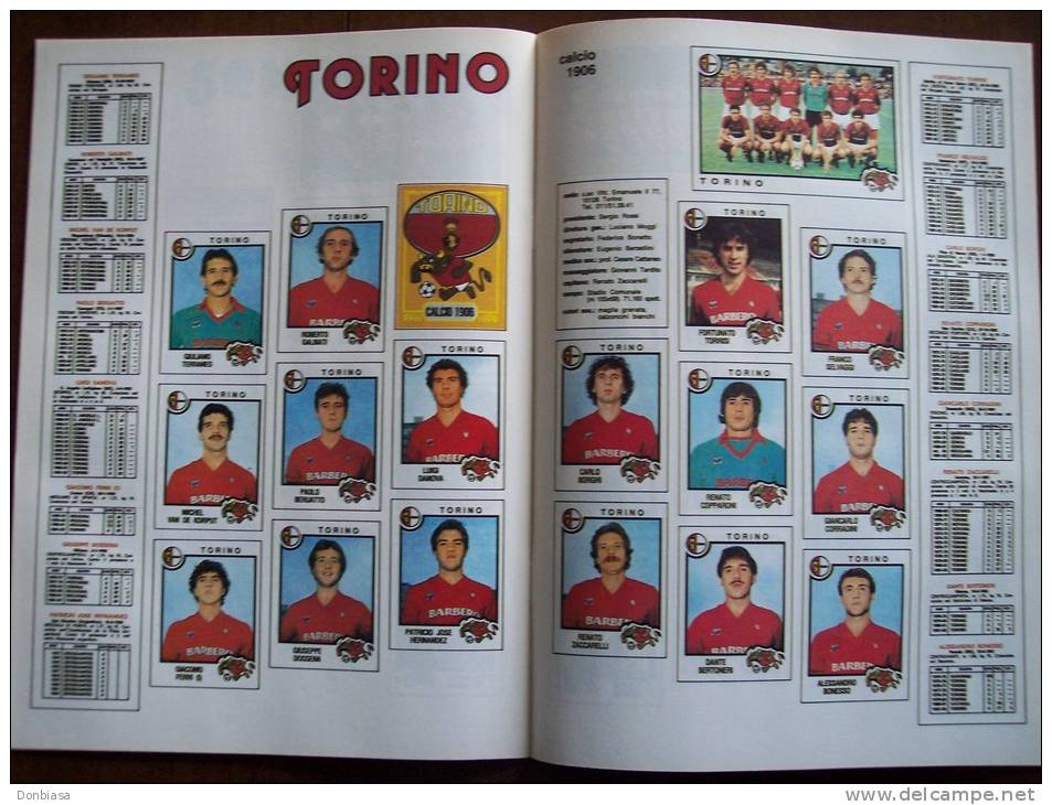 Album Panini Campionato Calcio 1982-83. RISTAMPA De L´Unità, Completa Di Immagini Delle Figurine. Catanzaro Cesena Pisa - Livres