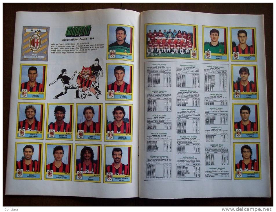 Album Panini Campionato Calcio 1988-89. RISTAMPA De L´Unità, Completa Di Immagini Delle Figurine. Como Cesena Lecce - Bücher