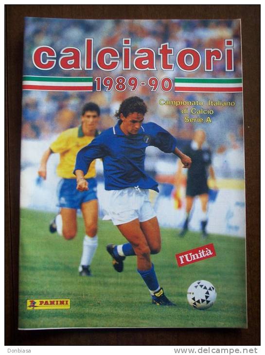 Album Panini Campionato Calcio 1989-90. RISTAMPA De L´Unità, Completa Di Immagini Delle Figurine. Cesena Bari Cremonese - Boeken