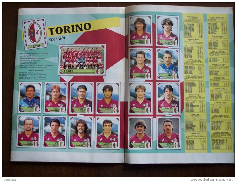 Album Panini Campionato Calcio 1993-94. RISTAMPA De L´Unità, Completa Di Immagini Delle Figurine.Piacenza Reggiana Parma - Libros
