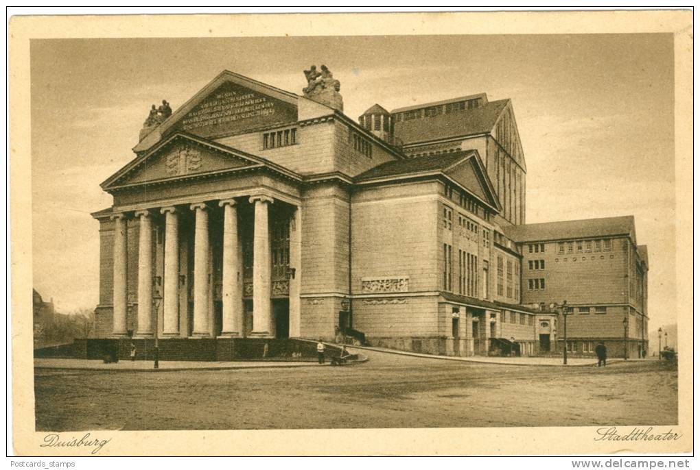 Duisburg, Stadttheater, Um 1920 - Duisburg