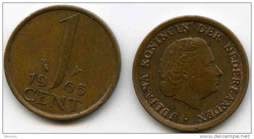 Pays-Bas Netherland 1 Cent 1965 KM 180 - 1948-1980 : Juliana