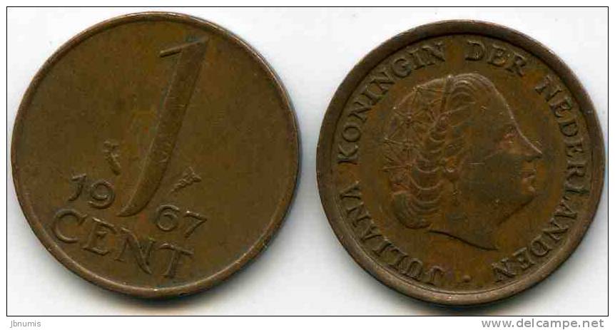 Pays-Bas Netherland 1 Cent 1967 KM 180 - 1948-1980 : Juliana