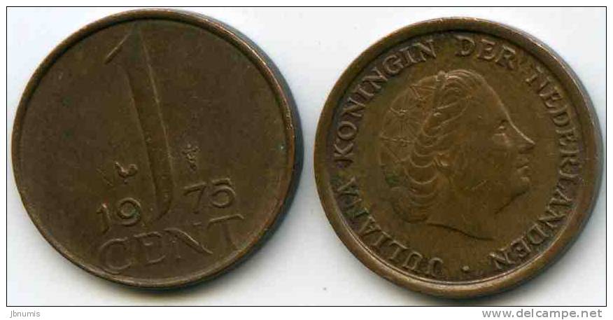 Pays-Bas Netherland 1 Cent 1975 KM 180 - 1948-1980 : Juliana