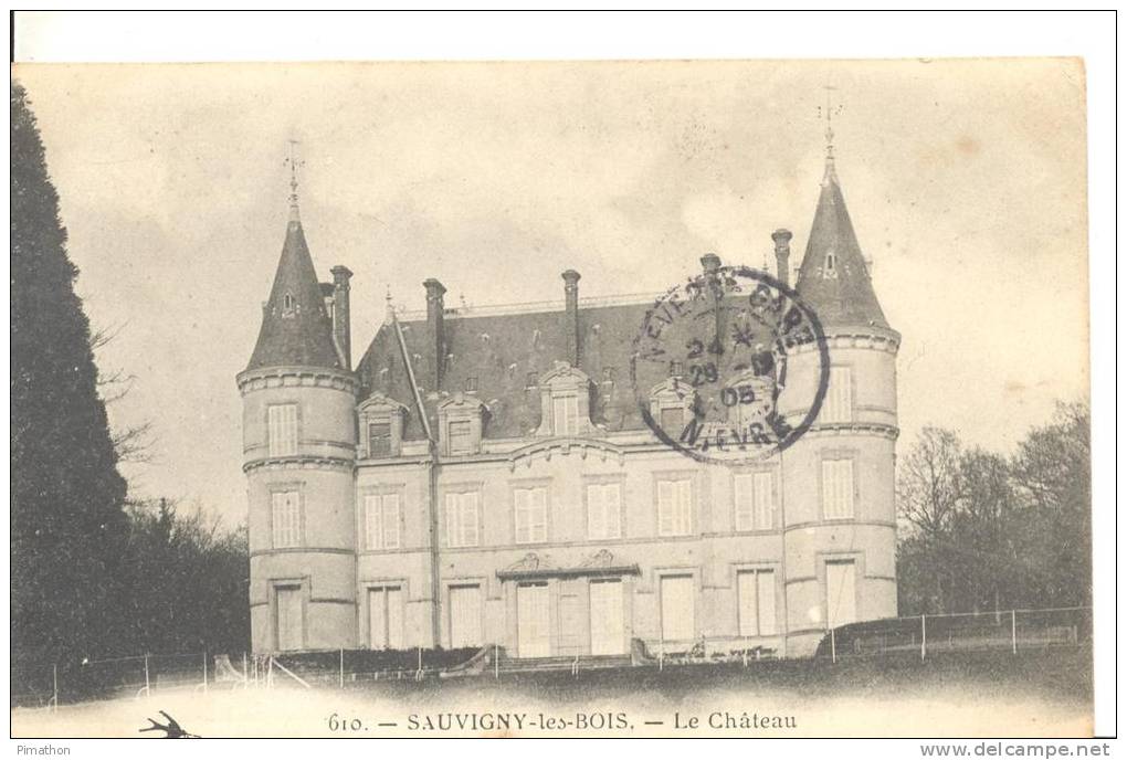 610  SAUVIGNY -les-BOIS  - Le Chateau , Voir Scan - Autres & Non Classés