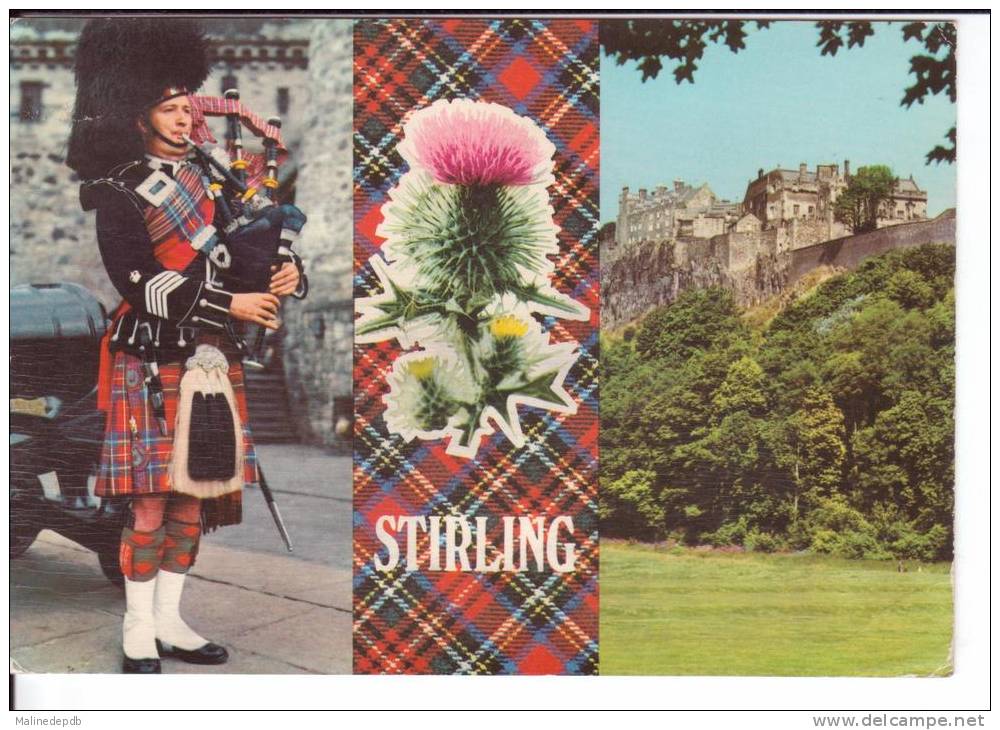 CP - JOUEUR DE CORNEMUSE - STIRLING - Music