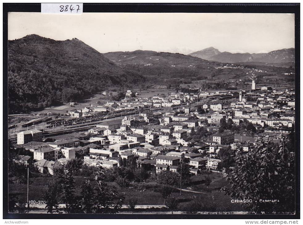 Chiasso : Panorama E Strada Ferrata - Ca 1959 ; Form. 10 / 15 (8847) - Chiasso