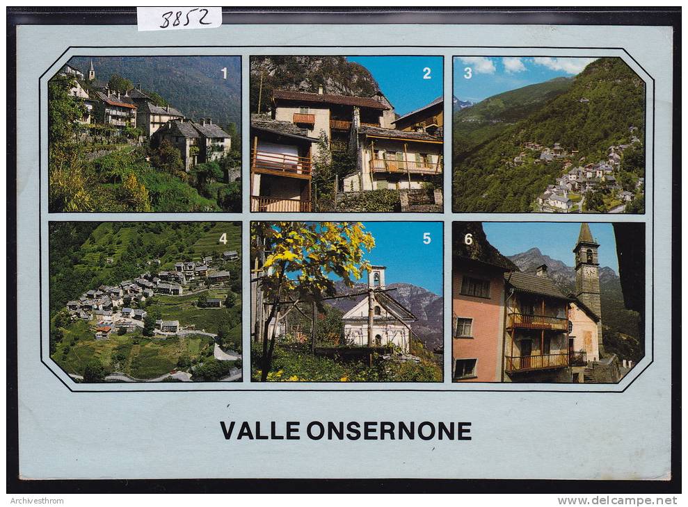 Vergeletto Loco Crana Gresso Spruga  Russo : Valle Onsernone ; Form. 10 / 15 (8852) - Onsernone