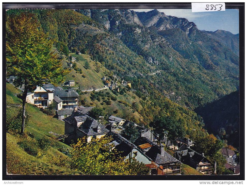 Spruga (1117 M) - Ca 1972 : Valle Onsernone ; Form. 10 / 15 (8853) - Onsernone