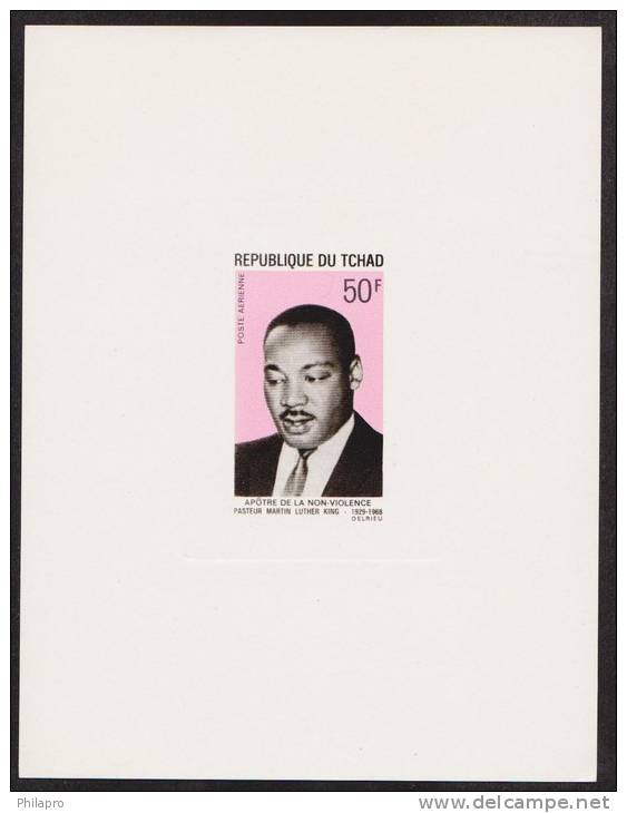 TCHAD  PROOF/EPREUVE  LUTHER KING  YVERT N°PA 58   Réf 933 - Martin Luther King