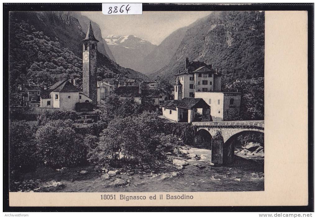 Bignasco Ed Il Basodino - Valle Maggia (8864) - Maggia