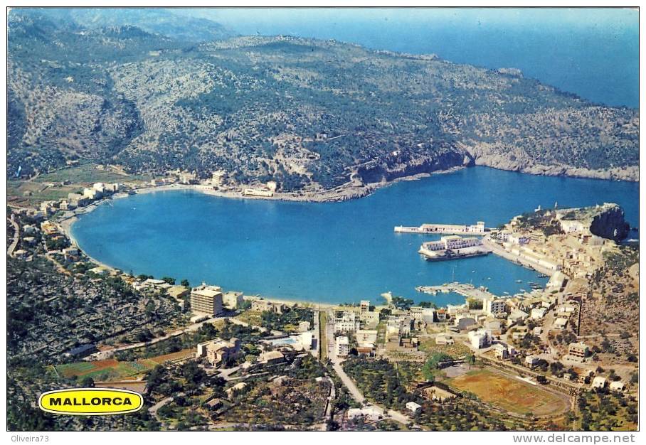 SOLLER  MALLORCA   Vista Aérea Del Puerto  2 Scans - Mallorca