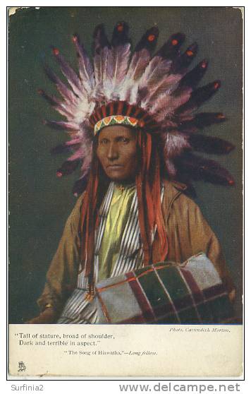 TUCKS SERIES 1360 - HIAWATHA Lit56 - Native Americans