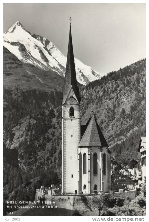 Alte AK Heiligenblut 1301 M Mit Grossglockner (Kärnten) - Heiligenblut