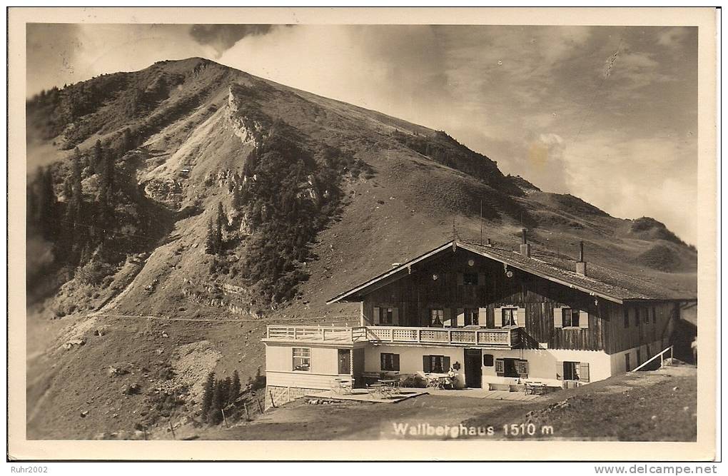 Alte AK Wallberghaus 1510 M (1937) - Tegernsee