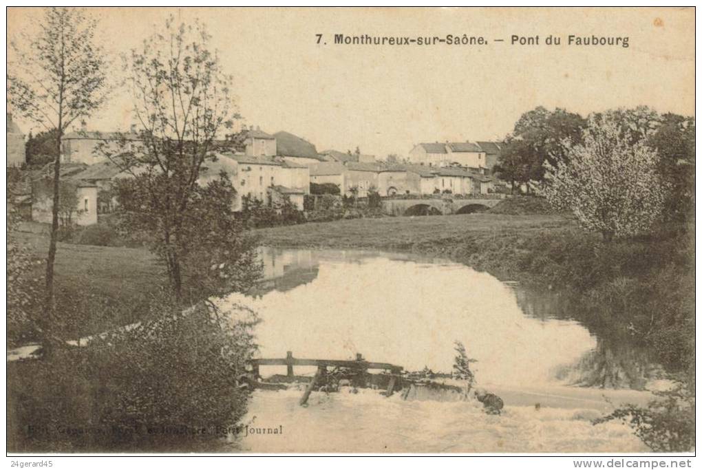 CPSA MONTHUREUX SUR SAONE (Vosges) - Pont Du Faubourg - Monthureux Sur Saone