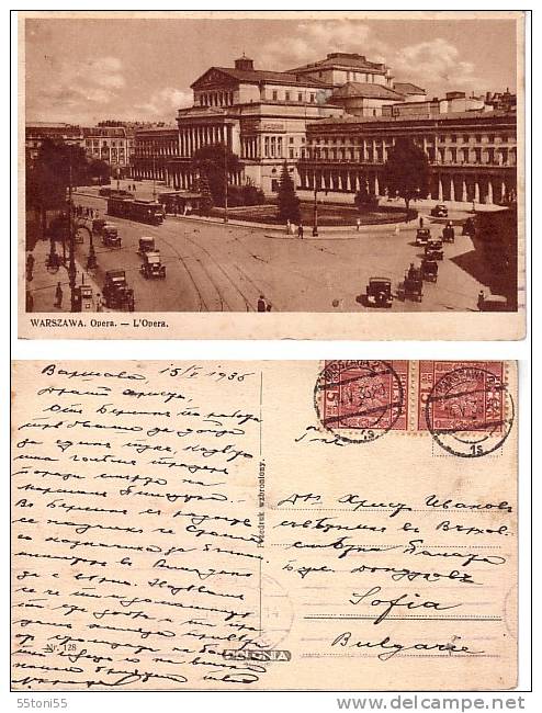 Poland – WARSZAWA   Old Card – Circulées /travel -1935 - Polonia