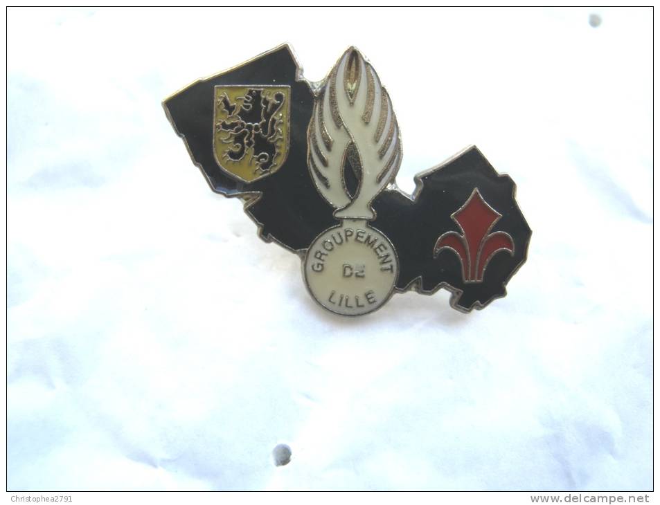 PINS GENDARMERIE NATIONALE UNITE DE LILLE ETAT EXCELLENT - Army