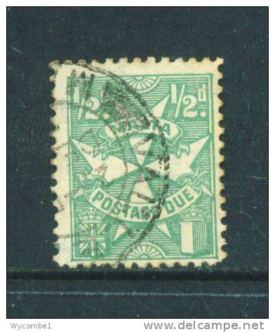 MALTA  -  1925  Postage Due  1/2d  Used As Scan - Malte (...-1964)