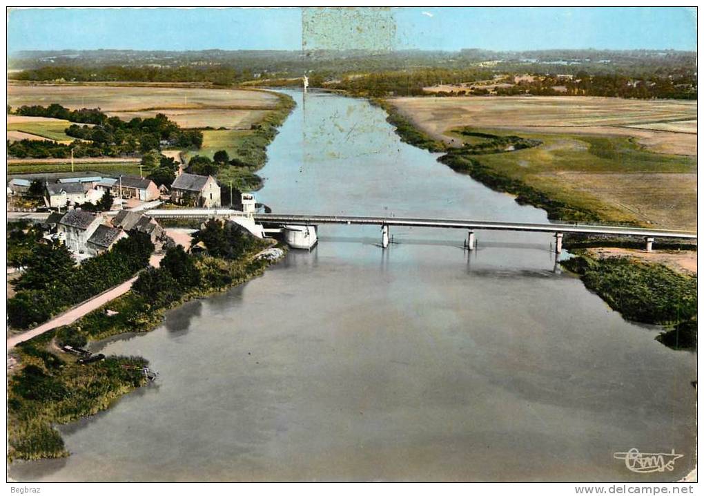 ALLAIRE     LE PONT DE CRAN   VUE AERIENNE - Allaire