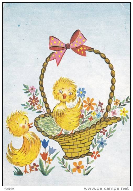 CHICKEN, HUMOUR, 1971, CARD STATIONERY, ENTIER POSTAL, SENT TO MAIL, ROMANIA - Gallinacées & Faisans