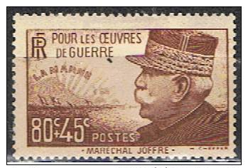 FR 949** YVERT 454**JOSEPH JOFFRE, 80 C.+ 45 C.**1940**NEUF** - Usati