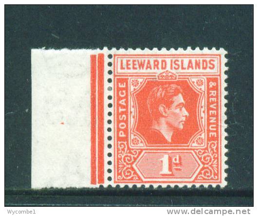 LEEWARD ISLANDS  -  1938/54  George VI  1d  Mounted Mint As Scan - Leeward  Islands