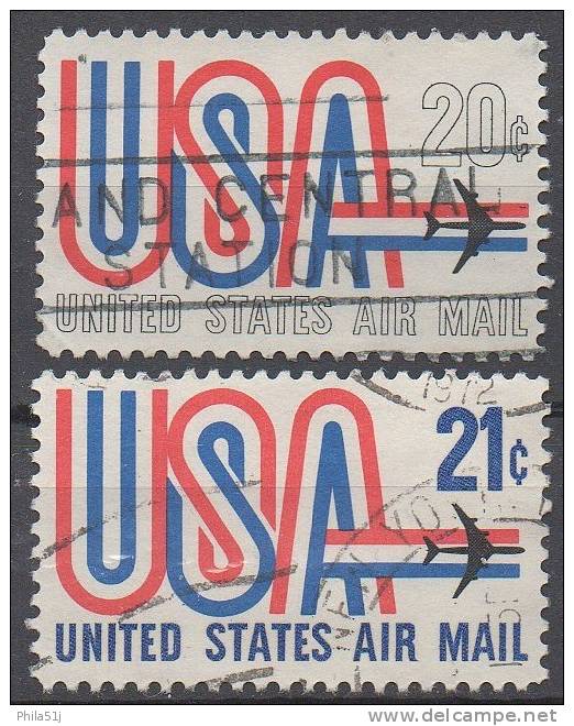 ETATS-UNIS  D'AMERIQUE  N°PA 71/72__OBL VOIR SCAN - Andere & Zonder Classificatie