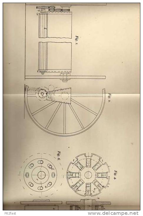 Original Patentschrift - G.Meier In Hillegossen Und Schildesche , 1905 ,Düngerstreumaschine , Dünger , Düngerstreuer !!! - Tools