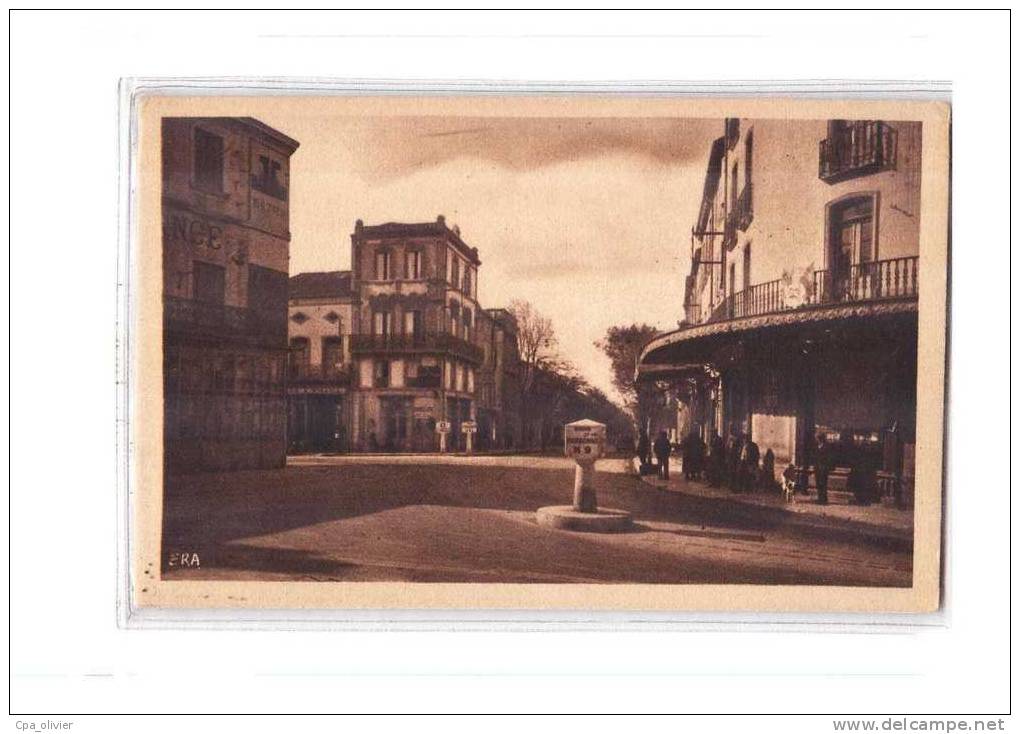 11 SIGEAN Carrefour Central, Animée, Ed ERA 1683, 193? - Sigean